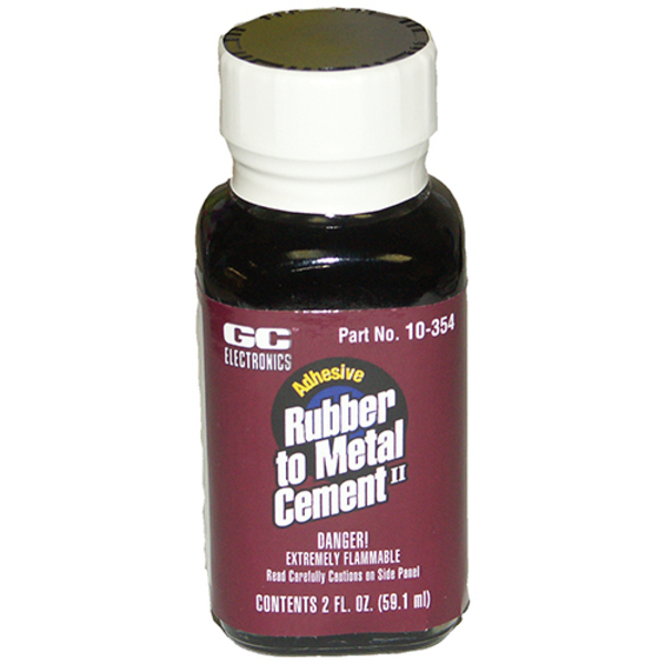 Gc Electronics Cement Adhesive Rubber to Metal II 2 Oz 10-354